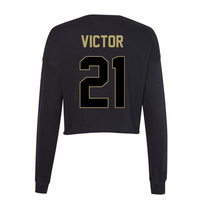 Central Florida - NCAA Baseball : Najer Victor - Women's Cropped Crew Fleece-1