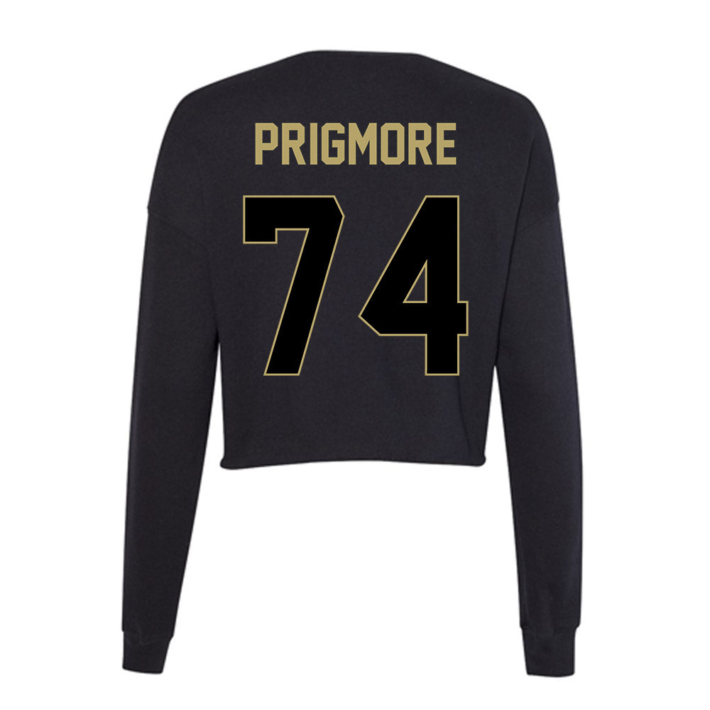 Central Florida - NCAA Football : Matthew Prigmore - Women's Cropped Crew Fleece-1