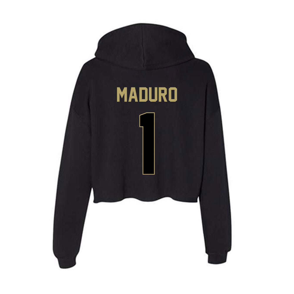 Central Florida - NCAA Baseball : Kendrey Maduro - Women's Crop Fleece Hoodie-1