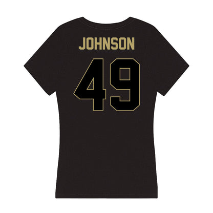 Central Florida - NCAA Football : Quinten Johnson - Women's V-Neck T-Shirt-1