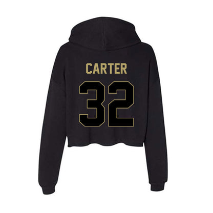 Central Florida - NCAA Football : Michael Carter - Women's Crop Fleece Hoodie-1