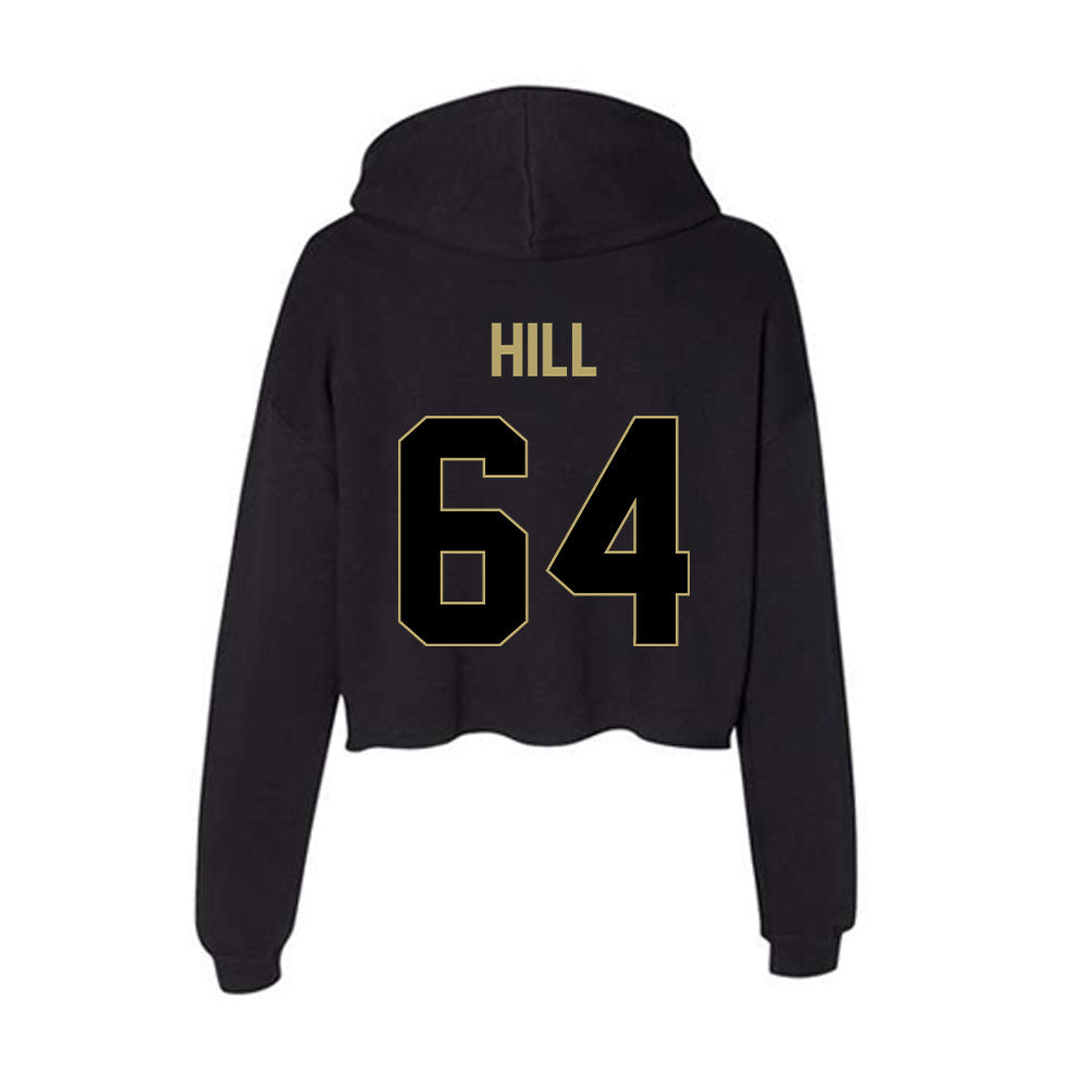  - NCAA Football : Shaheem Hill - Women's Crop Fleece Hoodie-1