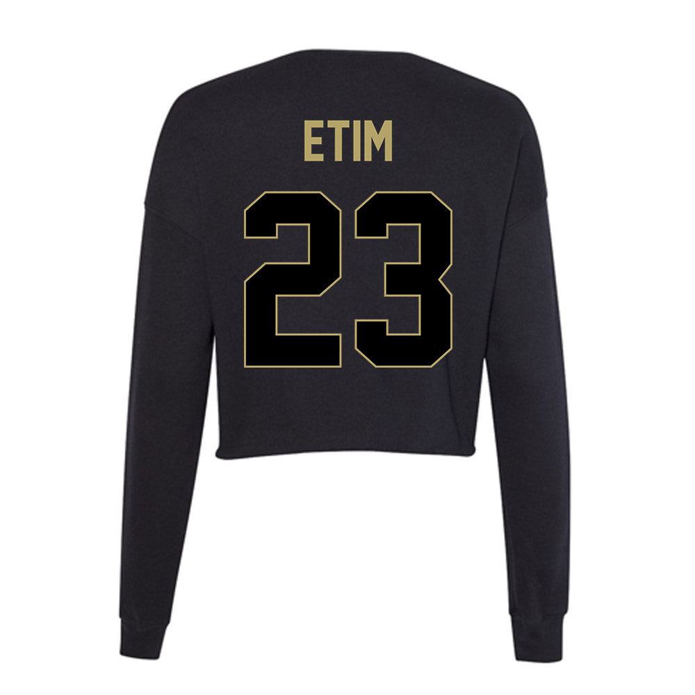 Central Florida - NCAA Women's Soccer : Edidiong Etim - Women's Cropped Crew Fleece-1