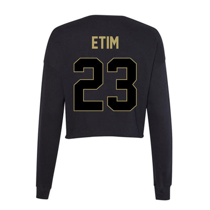 Central Florida - NCAA Women's Soccer : Edidiong Etim - Women's Cropped Crew Fleece-1