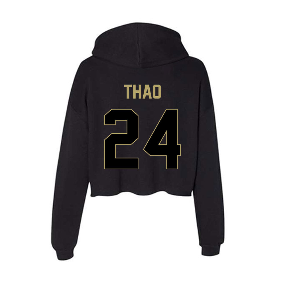 Central Florida - NCAA Women's Soccer : Grace Thao - Women's Crop Fleece Hoodie-1