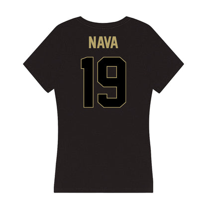 Central Florida - NCAA Women's Soccer : Lilly Nava - Women's V-Neck T-Shirt-1