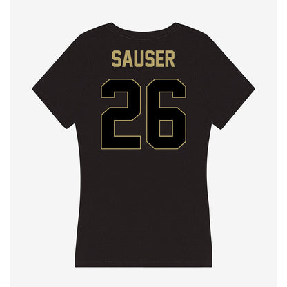 Central Florida - NCAA Baseball : Matt Sauser - Women's V-Neck T-Shirt-1