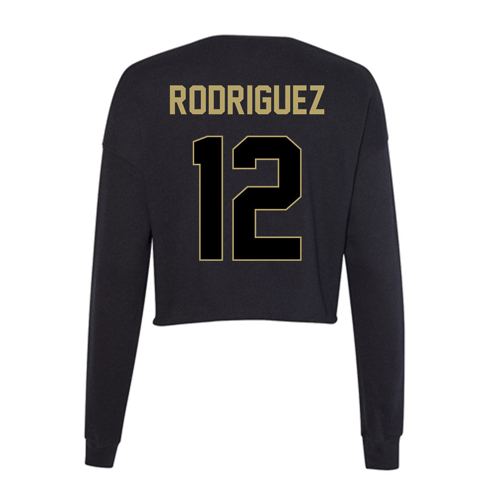 Central Florida - NCAA Women's Basketball : Emely Rodriguez - Women's Cropped Crew Fleece-1