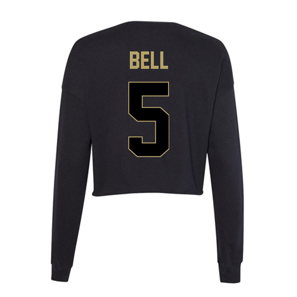 Central Florida - NCAA Football : DJ Bell - Women's Cropped Crew Fleece-1