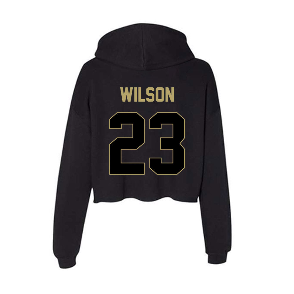 Central Florida - NCAA Baseball : Mason Wilson - Women's Crop Fleece Hoodie-1