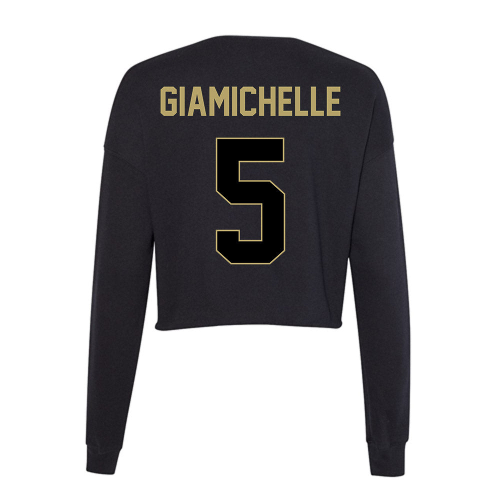 Central Florida - NCAA Men's Tennis : Santiago Giamichelle - Women's Cropped Crew Fleece-1