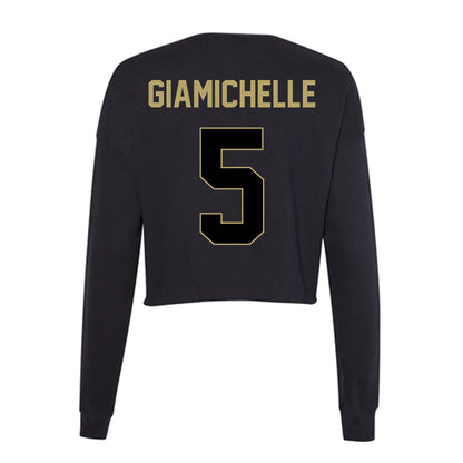 Central Florida - NCAA Men's Tennis : Santiago Giamichelle - Women's Cropped Crew Fleece-1