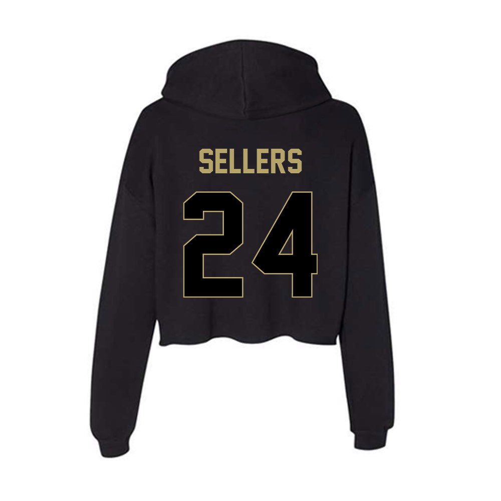 Central Florida - NCAA Men's Basketball : Jaylin Sellers - Women's Crop Fleece Hoodie-1