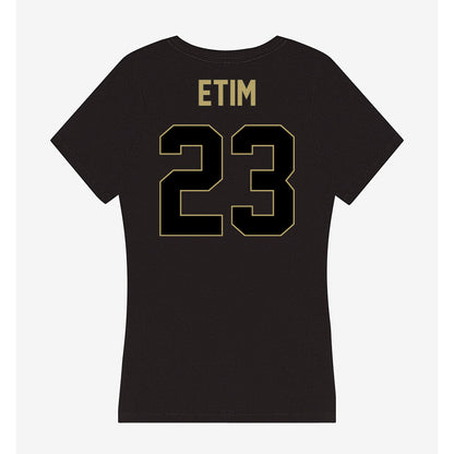 Central Florida - NCAA Women's Soccer : Edidiong Etim - Women's V-Neck T-Shirt-1
