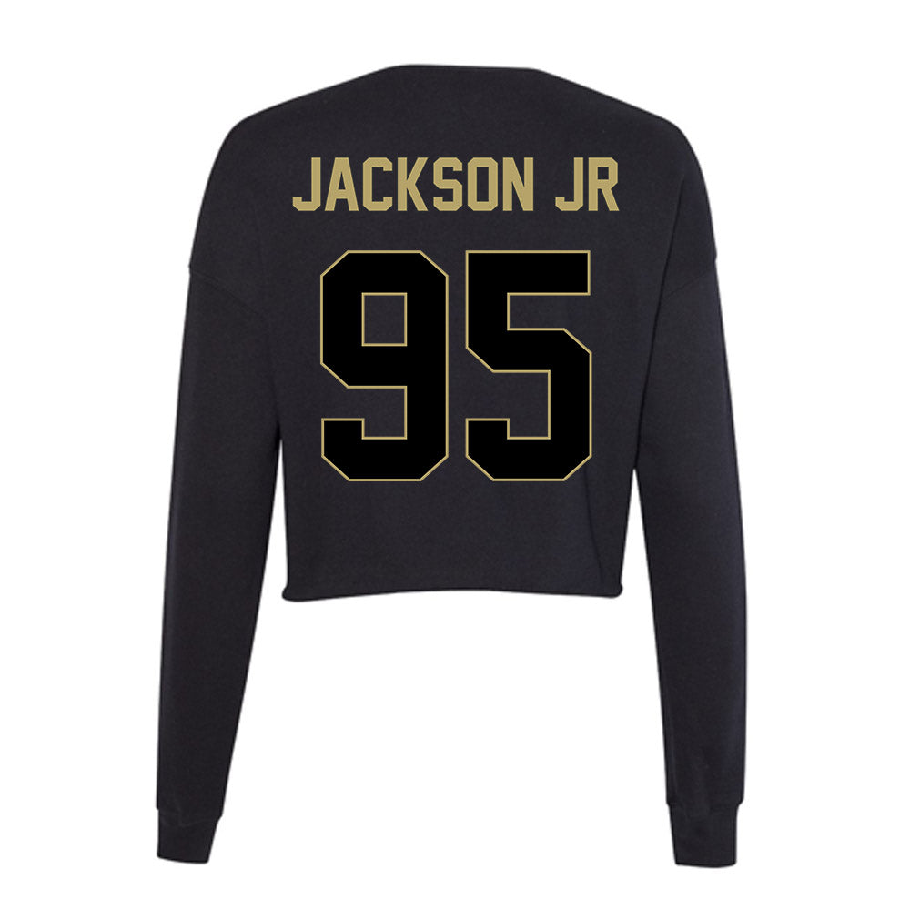 Central Florida - NCAA Football : RJ Jackson Jr - Women's Cropped Crew Fleece-1