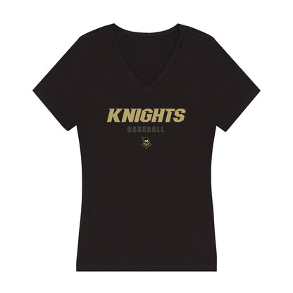 Central Florida - NCAA Baseball : Kendrey Maduro - Women's V-Neck T-Shirt-0