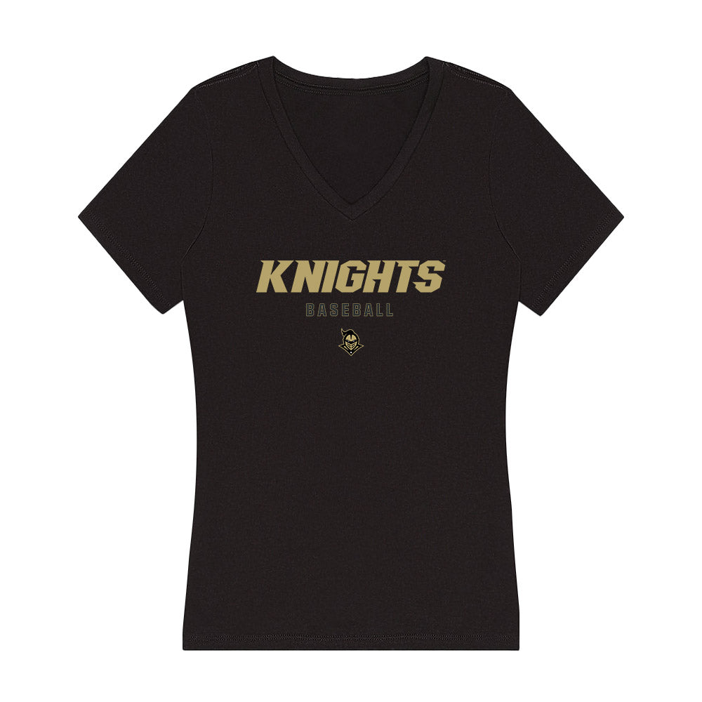 Central Florida - NCAA Baseball : Braden Calise - Women's V-Neck T-Shirt-0