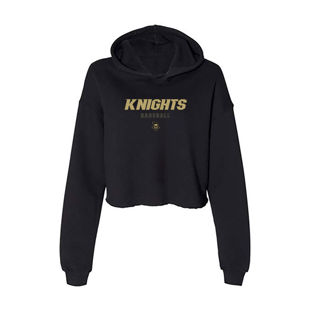 Central Florida - NCAA Baseball : Matt Sauser - Women's Crop Fleece Hoodie-0
