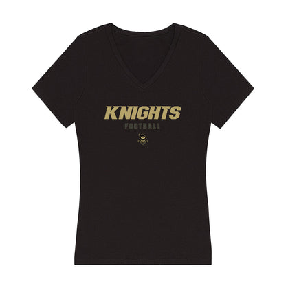 Central Florida - NCAA Football : Laparka Langston - Women's V-Neck T-Shirt-0