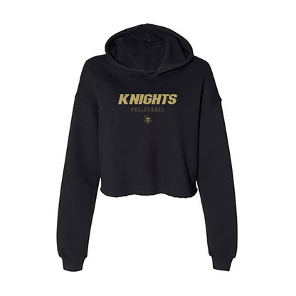 Central Florida - NCAA Women's Volleyball : Britt Carlson - Women's Crop Fleece Hoodie-0