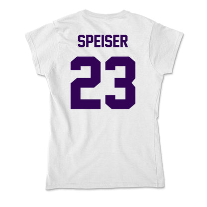 Kansas State - NCAA Women's Basketball : jordan speiser - Soft Style Women’s T-Shirt-1