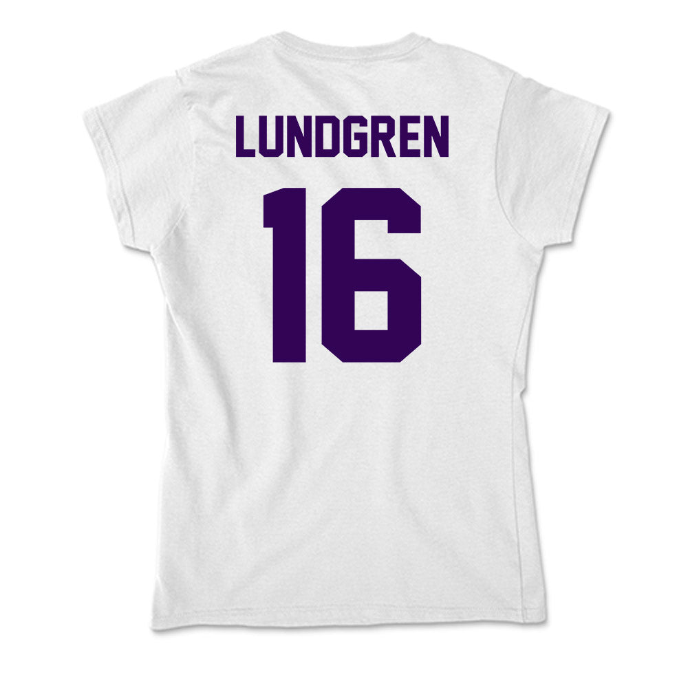 Kansas State - NCAA Women's Volleyball : Cadence Lundgren - Soft Style Women’s T-Shirt-1