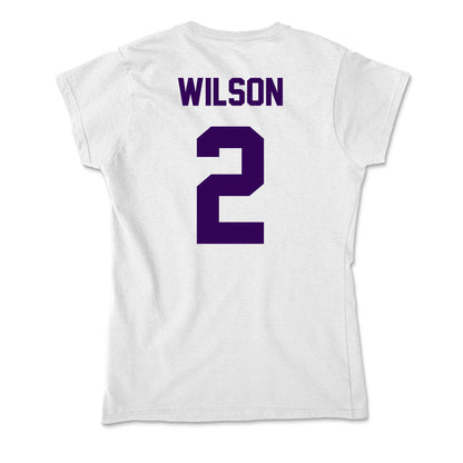 Kansas State - NCAA Men's Basketball : Exavier Wilson - Soft Style Women’s T-Shirt-1