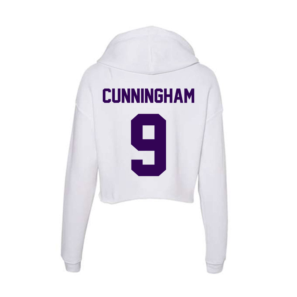 Kansas State - NCAA Women's Rowing : Sylvia Cunningham - Women's Crop Fleece Hoodie-1