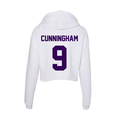 Kansas State - NCAA Women's Rowing : Sylvia Cunningham - Women's Crop Fleece Hoodie-1