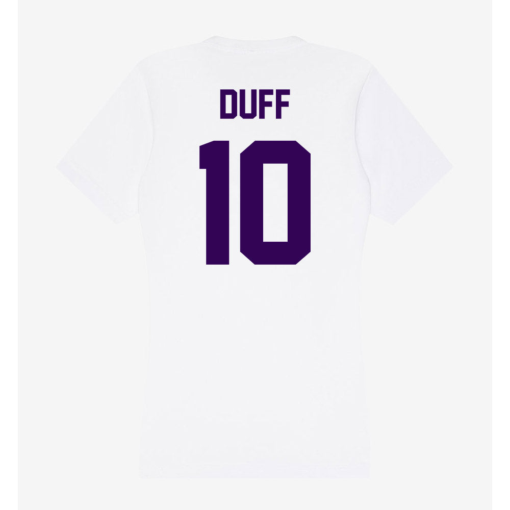 Kansas State - NCAA Football : Dillon Duff - Women's V-Neck T-Shirt-1