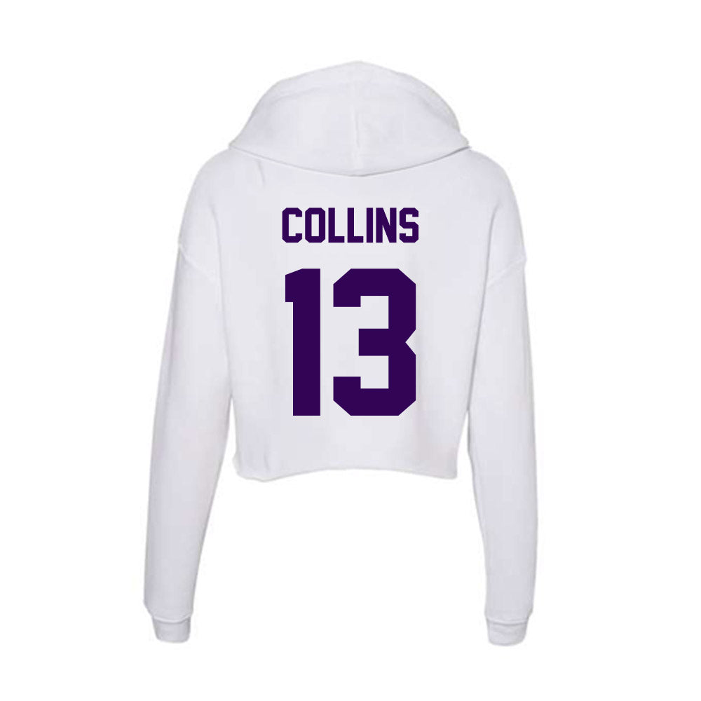 Kansas State - NCAA Football : RJ Collins - Women's Crop Fleece Hoodie-1