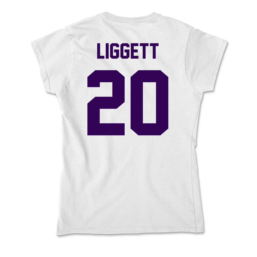 Kansas State - NCAA Baseball : Carson Liggett - Soft Style Women’s T-Shirt-1