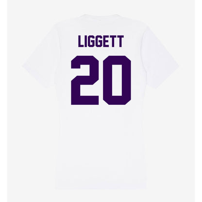 Kansas State - NCAA Baseball : Carson Liggett - Women's V-Neck T-Shirt-1