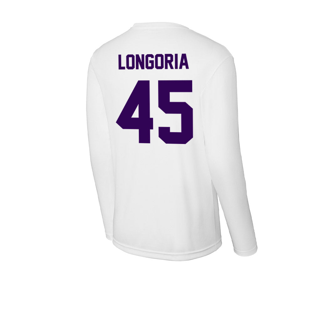 Kansas State - NCAA Baseball : Adan Longoria - Activewear Long Sleeve T-Shirt-1
