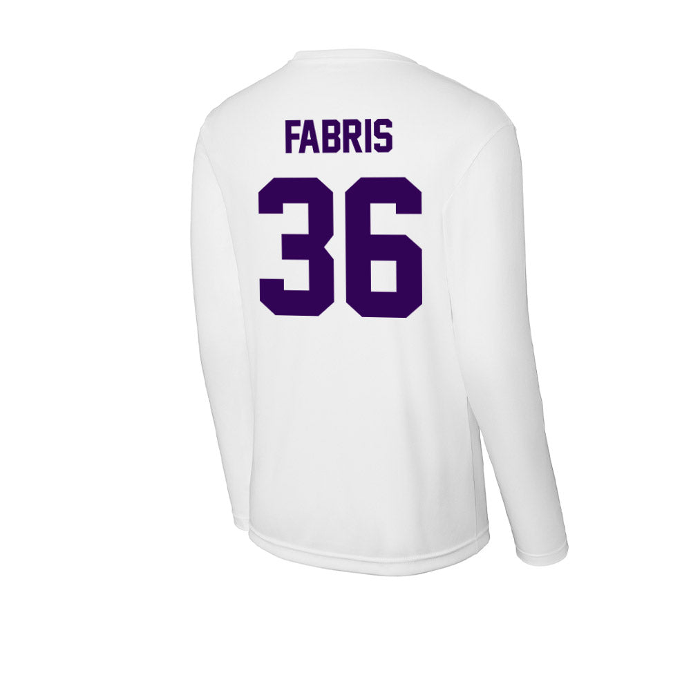Kansas State - NCAA Football : Jack Fabris - Activewear Long Sleeve T-Shirt-1