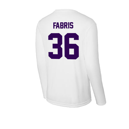 Kansas State - NCAA Football : Jack Fabris - Activewear Long Sleeve T-Shirt-1