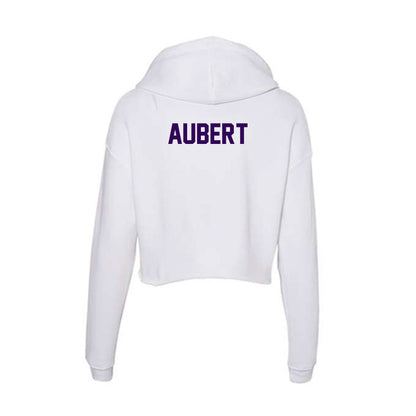 Kansas State - NCAA Women's Track & Field : Ludivine Aubert - Women's Crop Fleece Hoodie-1