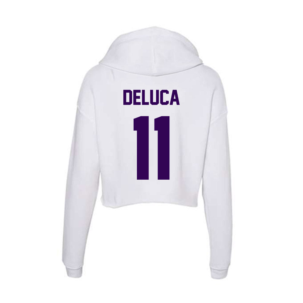 Kansas State - NCAA Women's Soccer : Emerson DeLuca - Women's Crop Fleece Hoodie-1