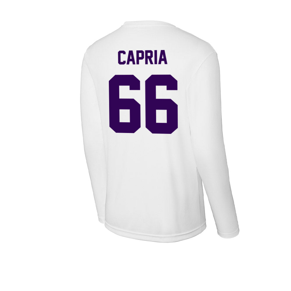 Kansas State - NCAA Football : Michael Capria - Activewear Long Sleeve T-Shirt-1