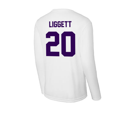 Kansas State - NCAA Baseball : Carson Liggett - Activewear Long Sleeve T-Shirt-1