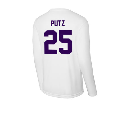 Kansas State - NCAA Baseball : Rohan Putz - Activewear Long Sleeve T-Shirt-1