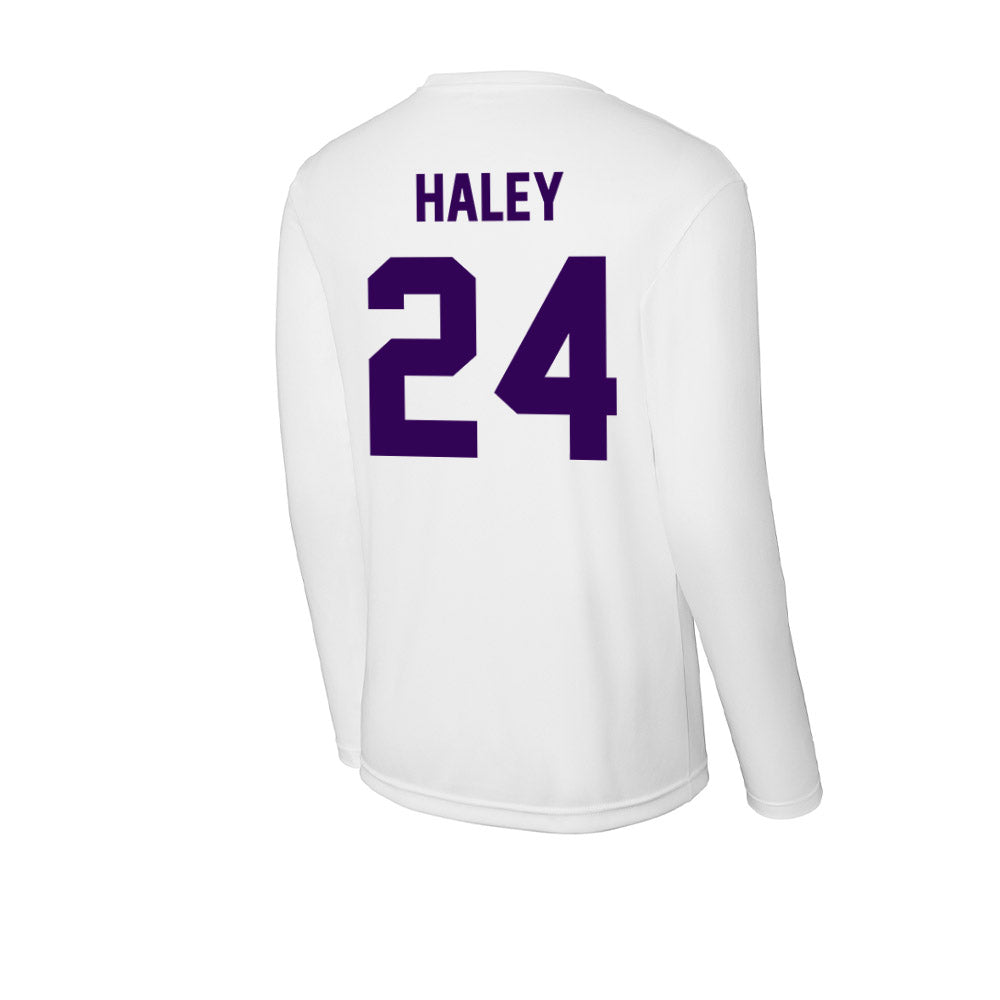 Kansas State - NCAA Baseball : Austin Haley - Activewear Long Sleeve T-Shirt-1