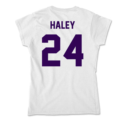 Kansas State - NCAA Baseball : Austin Haley - Soft Style Women’s T-Shirt-1