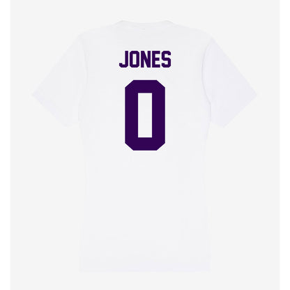 Kansas State - NCAA Women's Volleyball : Makinsey jones - Women's V-Neck T-Shirt-1