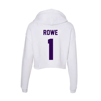Kansas State - NCAA Football : Jayden Rowe - Women's Crop Fleece Hoodie-1