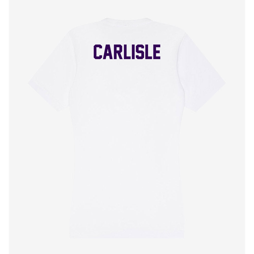 Kansas State - NCAA Men's Track & Field : Pierson Carlisle - Women's V-Neck T-Shirt-1
