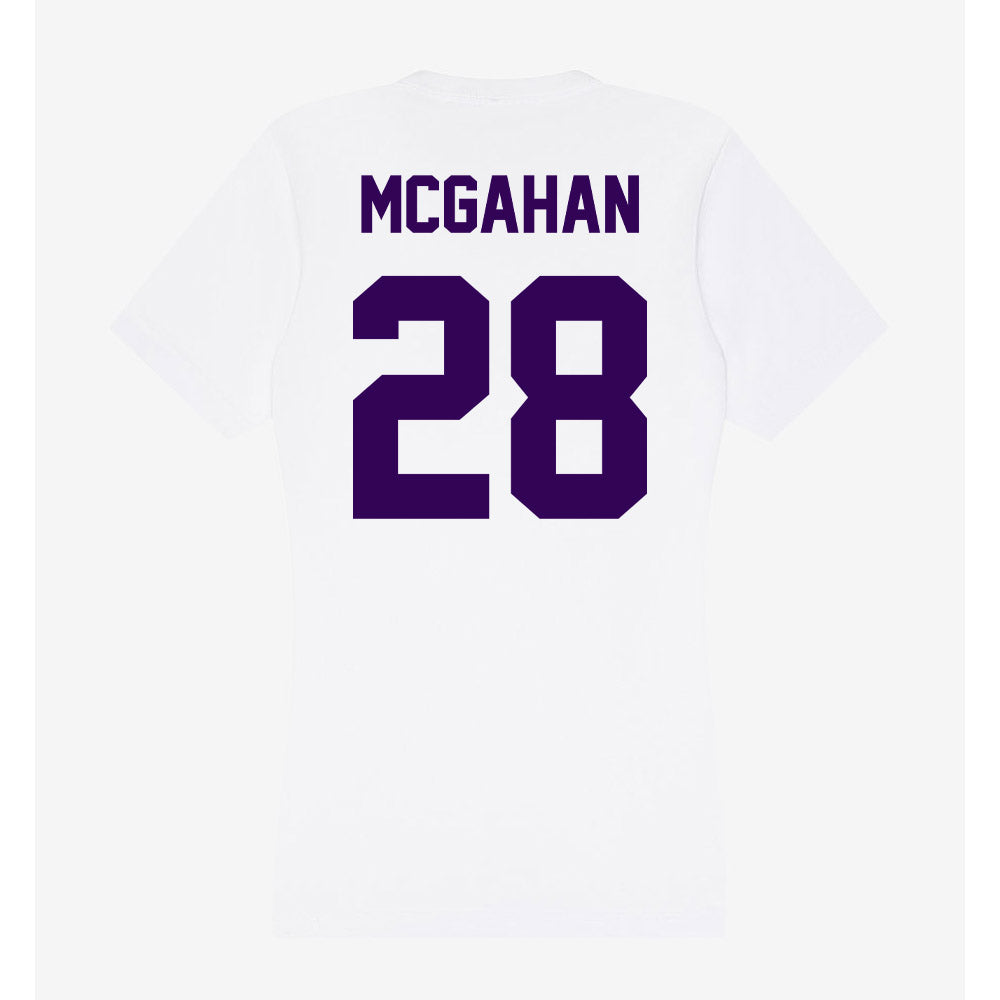 Kansas State - NCAA Baseball : Shea McGahan - Women's V-Neck T-Shirt-1