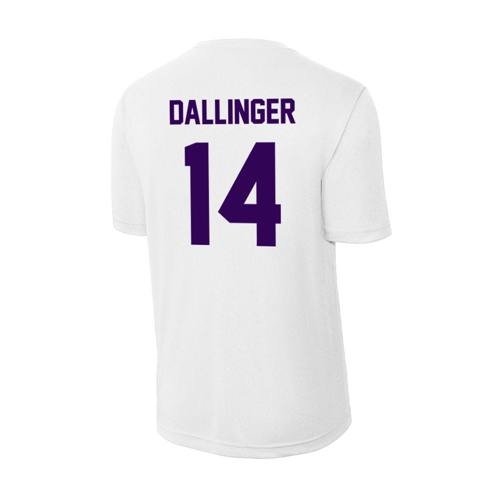 Kansas State - NCAA Women's Basketball : Rebekah Dallinger - Activewear T-Shirt-1