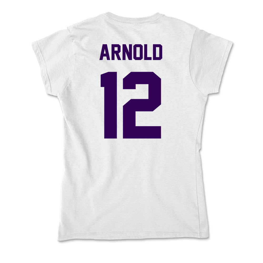 Kansas State - NCAA Baseball : Aaron Arnold - Soft Style Women’s T-Shirt-1