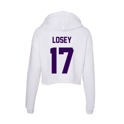 Kansas State - NCAA Women's Soccer : Jordan Losey - Women's Crop Fleece Hoodie-1